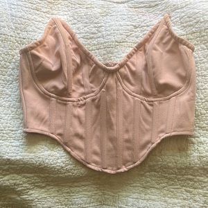 ❤️3/$18 Missguided Corset Crop Top Size Us Women’s 6